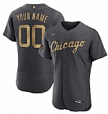 Customized Men's Chicago White Sox Active Player Charcoal 2022 All-Star Flex Base Stitched Jersey,baseball caps,new era cap wholesale,wholesale hats